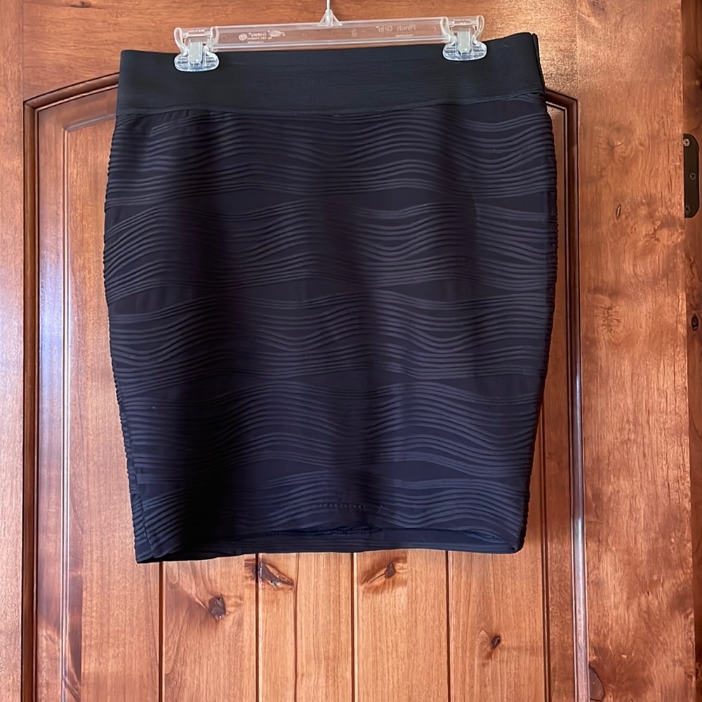 Stretch black skirt from Maurices.
